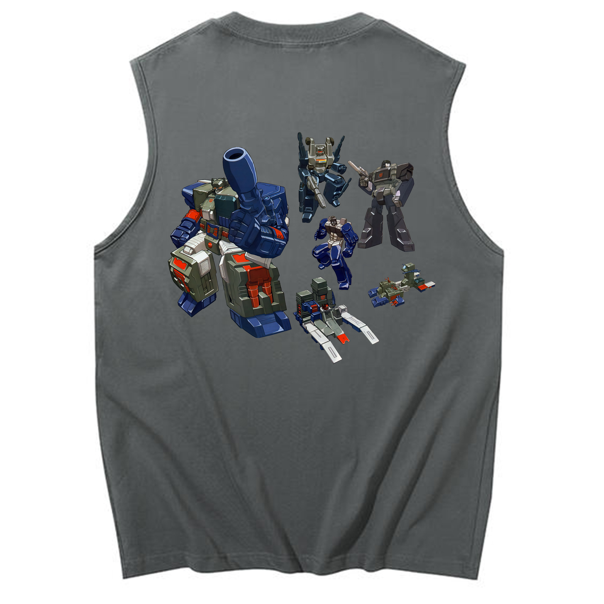 （画像用） Transformers トランスフォーマー コットン100％タンクトップ（背面プリント）